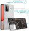 iMoshion Hoesje Geschikt voor Samsung Galaxy A72 Hoesje Siliconen - iMoshion Design hoesje - Zwart / Meerkleurig / Goud / Black Graphic