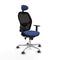 Piqueras y Crespo 1D086G1 - Bureaustoel - Hoogteverstelbaar - Marineblauw