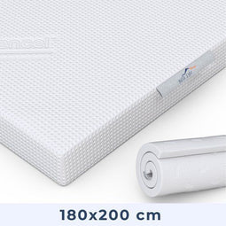 Best Life Sinai - Topper Matras 180x200 cm - 8 cm Hoogte - Tencel™ Kleur: Wit