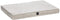 Designed by Lotte Ribbed - Orthopedisch Benchkussen - Memory Foam - Lichtgrijs - 76x53x8 cm