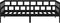 vidaXL - Slaapbank - massief - grenenhout - zwart - 90x200 - cm