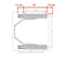Sim-Lab Sparco - Seat slider - Zwart