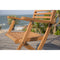 Set van 2 opvouwbare tuinstoelen in eucalyptus FSC - 57,5x56x90cm