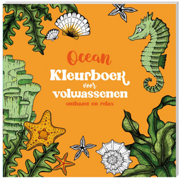 Kleurboek voor volwassenen ocean(Let op! Per Stuk!)