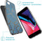 iMoshion Hoesje Geschikt voor iPhone SE (2022) / SE (2020) / 8 / 7 Hoesje Siliconen - iMoshion Design hoesje - Blauw / Meerkleurig / Goud / Blue Graphic