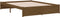 vidaXL - Bedframe - massief - hout - honingbruin - 140x200 - cm