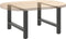 vidaXL - Salontafelpoten - 2 - st - 70x(42-43) - cm - staal - antraciet