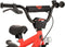 AMIGO Speeder Jongensfiets 14 Inch - Kinderfiets voor 3 tot 5 Jaar - 95-110 cm - Rood/