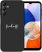 iMoshion Hoesje Geschikt voor Samsung Galaxy A14 (5G) / A14 (4G) Hoesje Siliconen - iMoshion Design hoesje - Zwart / Fuck Off