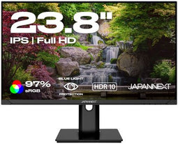 Japannext JN-IPS2382FHDR-HSP - Monitor 23,8" - Full HD 1920x1080 - IPS - Zwart