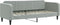 vidaXL - Slaapbank - 80x200 - cm - fluweel - lichtgrijs