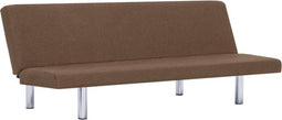 vidaXL - Slaapbank - polyester - bruin