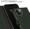 Selencia iPhone 15 Pro Max - Echt Lederen Bookcase - 3 Pashouders - Groen