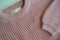 Uwaiah oversize knit sweater - Candy Rose - Trui voor kinderen - 98/3Y