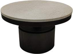 PTMD Bregt Coffeetable Low Beige Marble