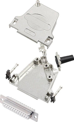 encitech D45ZF25-DBS-W-K 6355-8046-13 D-sub female connectorset 45 ° Aantal polen: 25 Soldeerkelk 1 stuk(s)