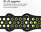 imoshion Sport⁺ bandje - Geschikt voor Apple Watch 1, 2, 3, 4, 5, 6, 7, 8, 9, 10 (42 mm), SE - 38/40/41 mm - Black & Yellow - M/L