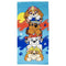 Strandhanddoek The Paw Patrol Blauw 20 x 35 x 4 cm 3 Onderdelen