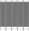 vidaXL - Kamerscherm - met - 5 - panelen - 300x200 - cm - stof - antracietkleurig