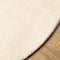 vidaXL - Vloerkleed - HUARTE - laagpolig - zacht - wasbaar - Ø - 80 - cm - crème