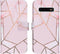 iMoshion Hoesje Geschikt voor Samsung Galaxy S10 Hoesje Met Pasjeshouder - iMoshion Design Softcase Bookcase - Goud / Roze / Pink Graphic