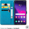 imoshion Hoesje Geschikt voor Samsung Galaxy S24 Ultra Hoesje Met Pasjeshouder - imoshion Mandala Bookcase - Turquoise