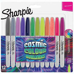 Set Viltstiften Sharpie Cosmic Multicolour 12 Onderdelen