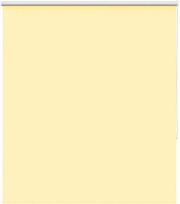 vidaXL - Rolgordijn - verduisterend - 135x150 - cm - stofbreedte - 131,6 - cm - geel