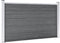 vidaXL - Schutting - 526x106 - cm - HKC - grijs