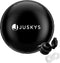 Juskys - Opblaasbaar afdekzeil - 4 meter rond - Zwart