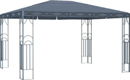 vidaXL - Prieel - 400x300 - cm - antraciet