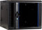 DSIT 9U wandkast (kantelbaar) met glazen deur 600x600x500mm (BxDxH) - serverbehuizing - serverrack - serverkast - 19 inch