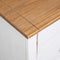 vidaXL - Dressoir - Panama - Range - 46x40x89 - cm - grenenhout - wit