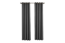Larson Dou pack - Luxe effen blackout gordijn - Verduisterend - Donkergrijs (2 stuks)