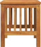 vidaXL - Tuin - Bijzettafel - Bruin - 45x45x50 - cm - Massief - Acaciahout