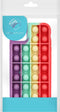 iMoshion Hoesje Geschikt voor Samsung Galaxy S20 FE Hoesje Siliconen - iMoshion Pop It Fidget Toy - Pop It hoesje - Rainbow