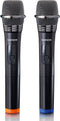 Lenco MCW-020 - Draadloze Microfoon Set - 2 Microfoons met 6,3 mm ontvanger - Zwart (2 stuks)