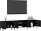 vidaXL - TV - Meubel - Zwart - Eiken - 180x31,5x40 - cm - Geengineerd - Hout
