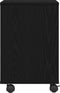 vidaXL - Printerstandaard - met - Wielen - Artisan - Eiken - 41x32x48 - cm
