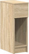 vidaXL - Nachtkastje - met - lade - 20x36x60 - cm - sonoma - eikenkleurig