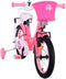 Volare Ashley Kinderfiets - Meisjesfiets - 14 inch - Donkerroze/Wit