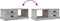vidaXL - Salontafel - 90x50x35 - cm - bewerkt - hout - betongrijs