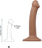 Strap-On-Me - Semi-Realistische Dual Density Buigzame Dildo Caramel XL