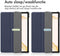 imoshion Tablet Hoes - Geschikt voor Samsung Galaxy Tab S8 / Galaxy Tab S7 - Trifold Bookcase - Donkerblauw