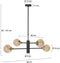 Steinhauer Constellation 3805ME - Hanglamp - Draaibaar en in hoogte verstelbaar - Messing en zwart