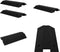 vidaXL - Drempelbruggen - Rubber - 80x40x8 cm - Anti-slip - Zwart (2 stuks)