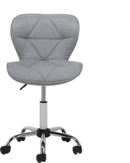 VALETTA - Bureaustoel - Grijs - Polyester