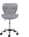 VALETTA - Bureaustoel - Grijs - Polyester
