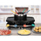 Continental Edison FD12881 - Raclette en Fondue - 3 in 1 - 8 personen - Zwart