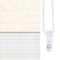vidaXL - Zebra - rolgordijn - 50x230 - cm - stofbreedte - 45,9cm - marmerbeige